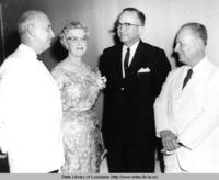 Retirement party for librarian Essae Mae Culver in Baton Rouge Louisiana in 1962