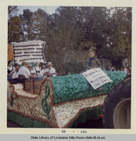 Yambilee Festival parade in Opelousas Louisiana in 1965
