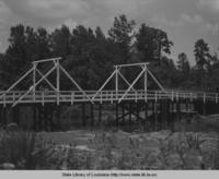 Draw bridge which spans Contraband Bayou near Lake Charles Louisiana in 1936