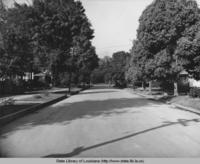 WPA completed paving project Cherry Street in Lafayette Louisiana in 1937