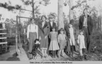 Family in residence at the Christian Commonwealth Colony in Leesville Louisiana in the 1930s