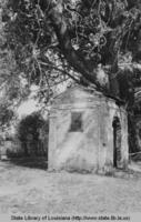 Evergreen Plantation privy in St. John Parish in the 1930s