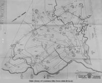 Plans for the golf course in Fontainebleau State Park in Mandeville Louisiana in 1937