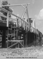 Contraband Bayou Bridge near Lake Charles Louisiana in 1936