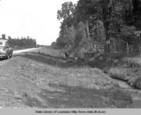 Roadside improvements and erosion control along State Highway Number 15 in Louisiana in 1941