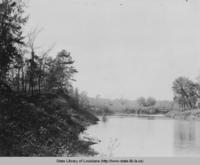 Section of Bayou DeSiard near Monroe Louisiana in the late 1930s