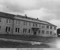 Nearly completed dormitory at Southwestern Louisiana Institute in Lafayette Louisiana in 1936