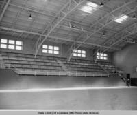 Plaquemine high school auditorium-gymnasium in 1936