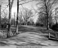 Works Progress Administration beautification and roadway in City Park, Alexandria, Louisiana in 1937