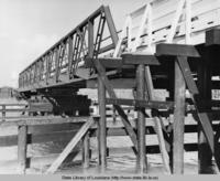 Bridge project over the Intracoastal Canal near Louisa, Louisiana in 1936