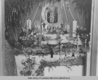 Saint Josephs Altar in New Orleans Louisiana in 1940
