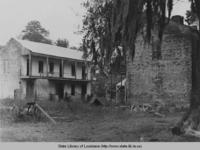Slave quarters on El Dorado Plantation in Pointe Coupee Parish circa 1940