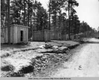 View of a white refugee camp in White Hall, Louisiana in 1937