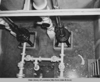 Testing Laboratory at  sewage diposal plant in Rayne Louisiana in 1937