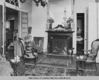 Living room of the Louis Perrillat home in New Orleans Louisiana circa 1940