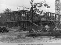 Haughton High School in Haughton Louisiana under construction in 1941