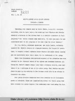 Reaction over remarks made by Walter White of the N.A.A.C.P. and his speech regarding "Negroes and Creoles maintain a division in New Orleans that is a definite hindrance to their progress," from 1938.