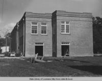 Construction work on a Administration building at Southern University in Baton Rouge in 1928