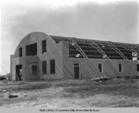 Construction of new community center in Port Allen Louisiana in 1936