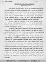 Description of the funeral of Major Adolph J. Osey of New Orleans in 1937