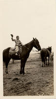 Unidentified boy on horse