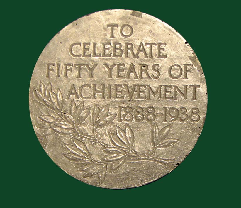 American Association of Anatomists 50th anniversary commemorative medal: TO | CELEBRATE | FIFTY YEARS OF ACHIEVEMENT | 1888-1938: 