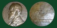 Bernhard Naunyn bronze medal commemorating his 70th birthday (Sept. 2, 1909) by J. Tautenhayn: 