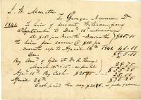 Agreement to hire servant, John Wesley Monette; George Newman