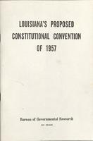 Louisiana's Proposed Constitutional Convention of 1957