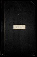 Register of Matriculants in Tulane Colleges of Tulane University,  1900-1907