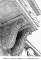 Architectural detail at the Allen parish Courthouse, 1995.