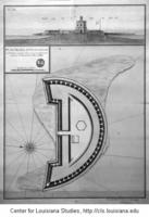 Plan of a French fortification at Balise, 1729.