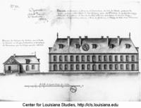 Plans for the proposed intendant's residence in New Orleans.