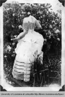 Miss Vernon Fontenot in Colonial Ball costume, 1927