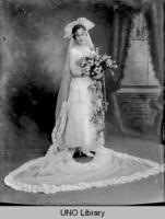 Young Woman in Wedding Dress]