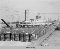 Cotton on Levee and Ships