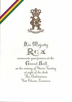 Rex. Invitation, 1983 [with admit cards].