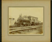 Railroad locomotive at the Cuyamel Fruit Company, Honduras.