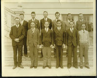 Actuarial Science Club, Boys' High School of Commerce (Samuel J. Peters High School) group portrait.