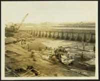 Photograph of construction work on Sewerage and Water Board facilities, South Claiborne Avenue, New Orleans