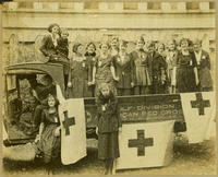 Group portrait of female members of the American Red Cross