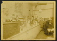 Photograph of DeLuxe Lunchroom, interior (dining area), Poydras Street, New Orleans