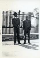 A.Z. Young and Robert Hicks in front of White House 2