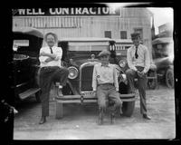 Three Men with Cars
