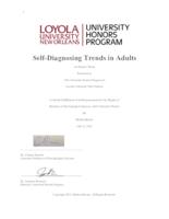 Self-Diagnosing Trends in Adults