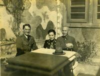 Claire Chennault, Chiang Kai-Shek, and Mme. Chiang 