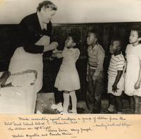 Maude vaccinating against smallpox