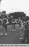 Cotton Festival parade in Ville Platte Louisiana in 1970
