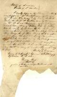1845-09-06 Warrant against Dr. A. Louis Chargneau, Saint Martin Parish (La.)